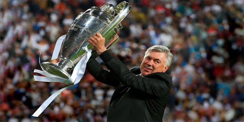 Carlo Ancelotti là người đã đưa Real Madrid trở lại vị thế vị vua C1