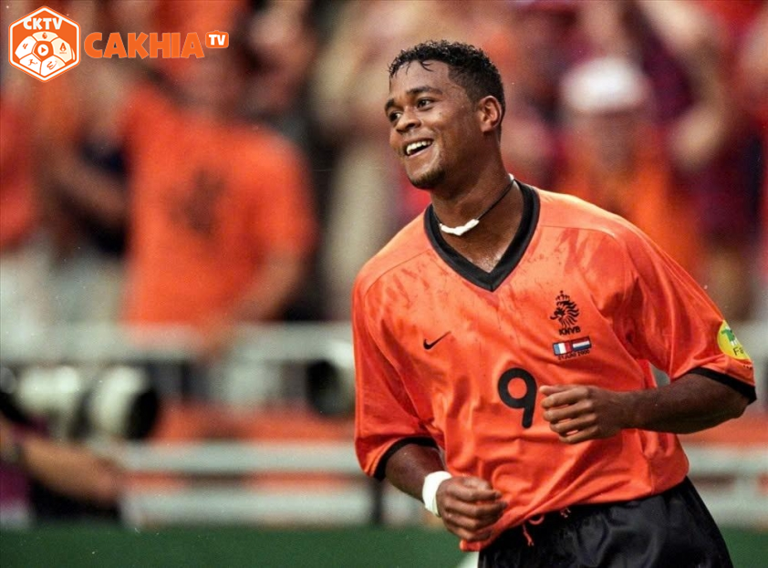 Patrick Kluivert từng là chân sút đình đám của Đội Tuyển Quốc Gia Hà Lan